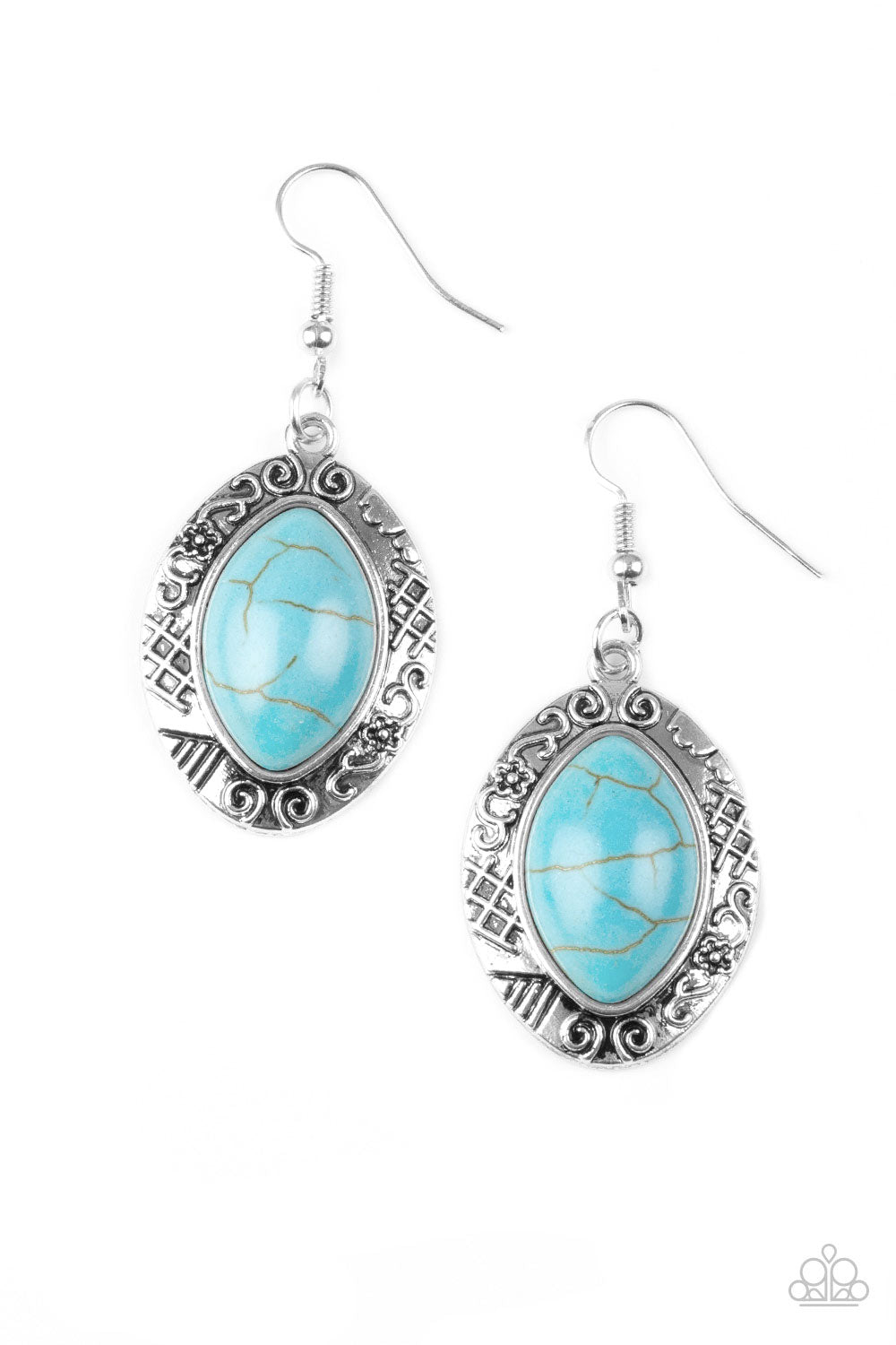 Aztec Horizons - Blue Earrings