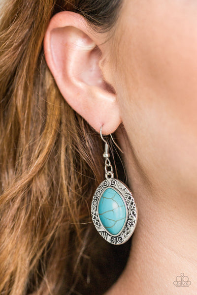 Aztec Horizons - Blue Earrings