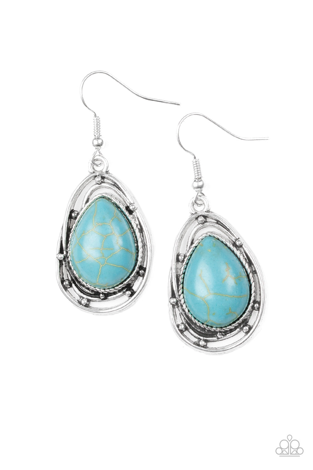 Abstract Anthropology - Blue Earrings