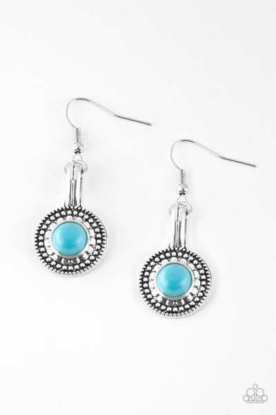 Simply Stagecoach - Blue Earrings