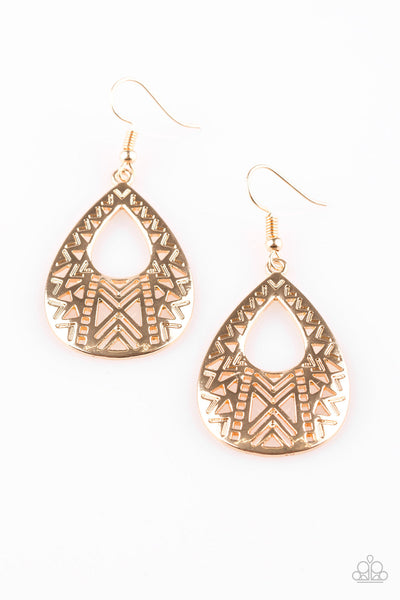 Alpha Amazon - Gold Earrings