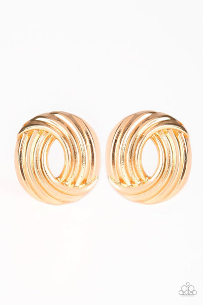 Rare Refinement - Gold Post Earrings