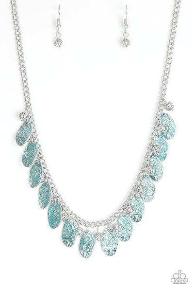 Vintage Gardens - Blue Necklace