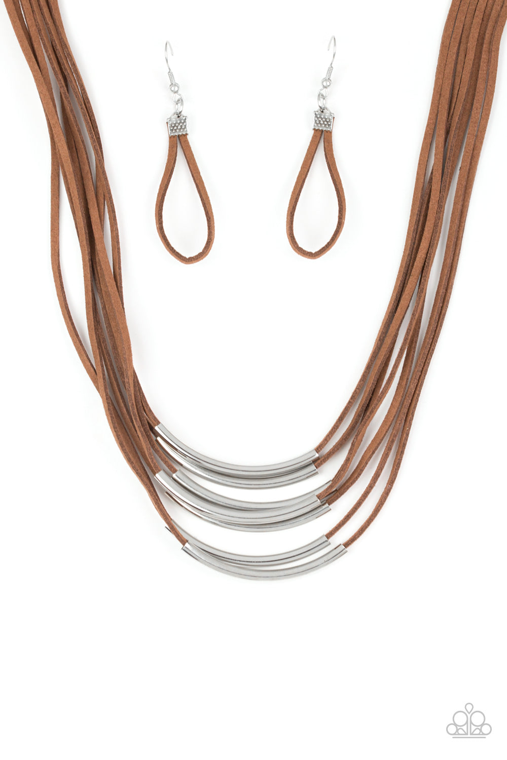 Walk The WALKABOUT - Brown Necklace