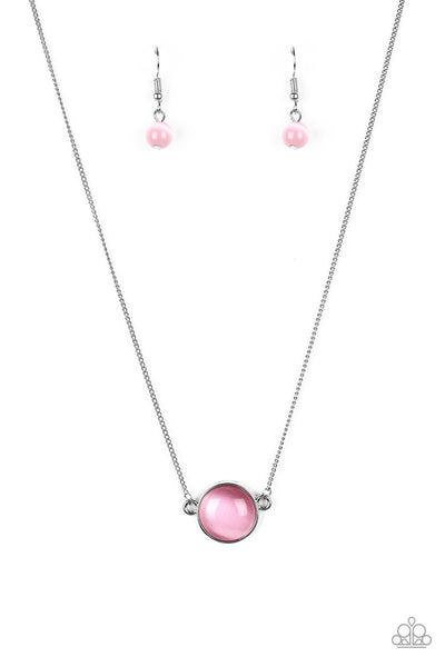 Rose-Colored Glasses - Pink Necklace