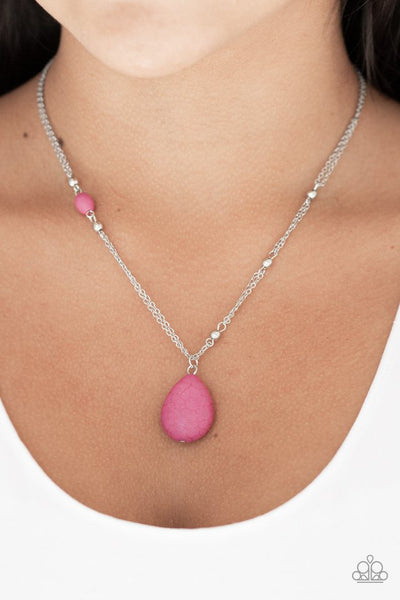 Peaceful Prairies - Pink Necklace