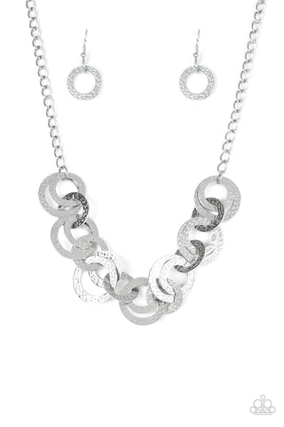 Treasure Tease - Silver  Necklace