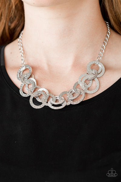 Treasure Tease - Silver  Necklace