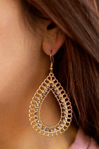 Mechanical Marvel - Gold Earrings