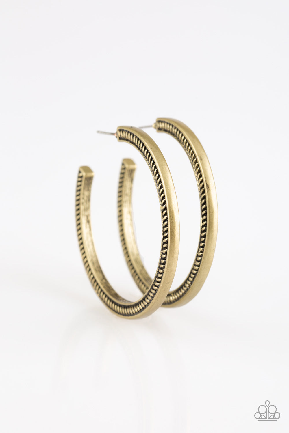 This Is My Tribe - Brass Earrings