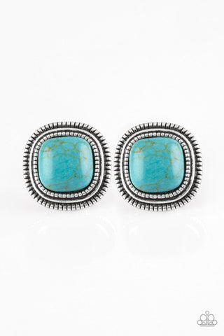 FRONTIER-Runner - Blue Post Earrings