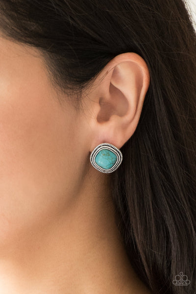 FRONTIER-Runner - Blue Post Earrings