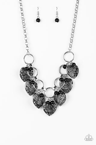 Very Valentine - Black Necklace