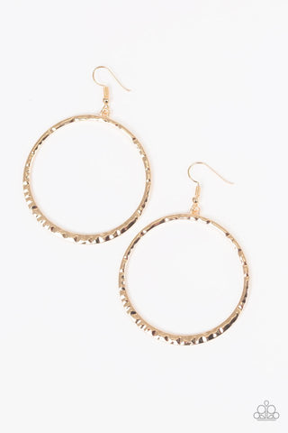 So Sleek - Gold Earrings