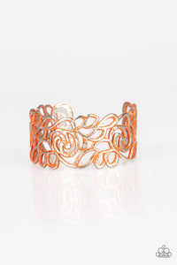 Victorian Gardens - Orange Bracelet