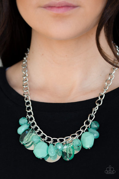 Treasure Shore - Green  Necklace