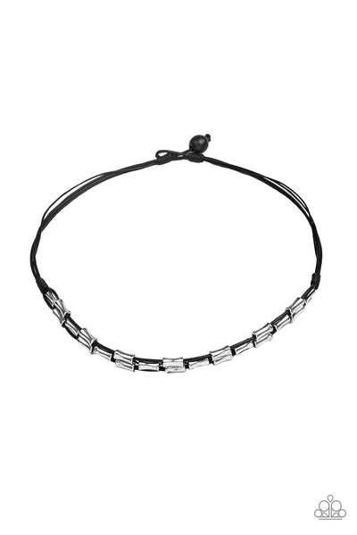 Moto Maverick - Black Mens Necklace