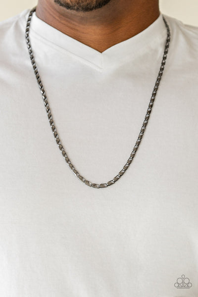 Free Agency - Black Mens Necklace