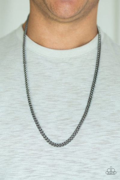 First Rule Of Fight Club - Black Mens Necklace