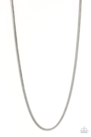 Killer Crossover - Silver Mens Necklace