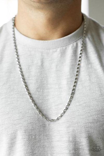 Free Agency - Silver Mens Necklace