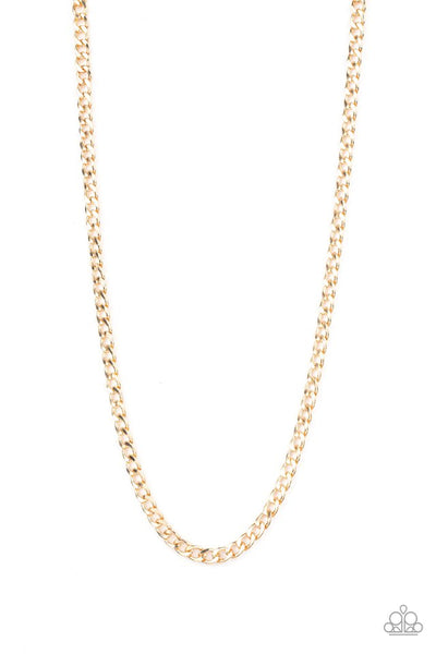 Delta - Gold Mens Necklace