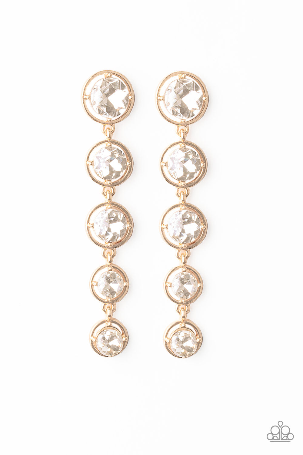 Drippin In Starlight - Gold Post Earrings