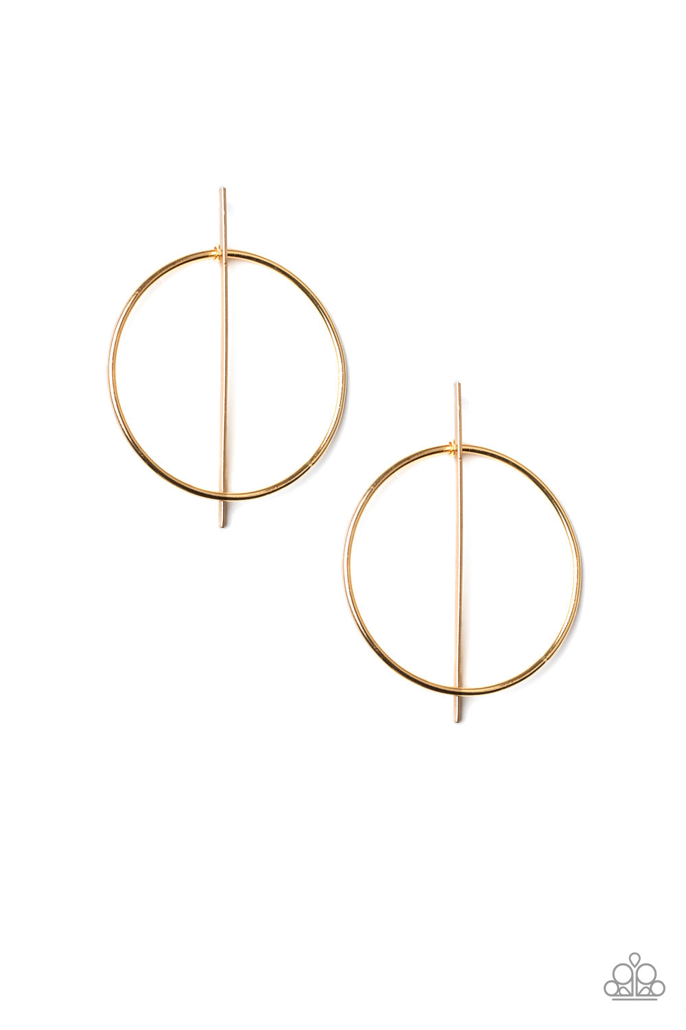 Vogue Visionary - Gold Post Earrings