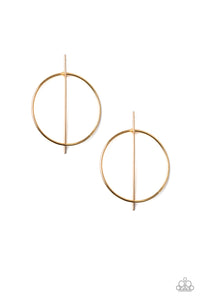 Vogue Visionary - Gold Post Earrings