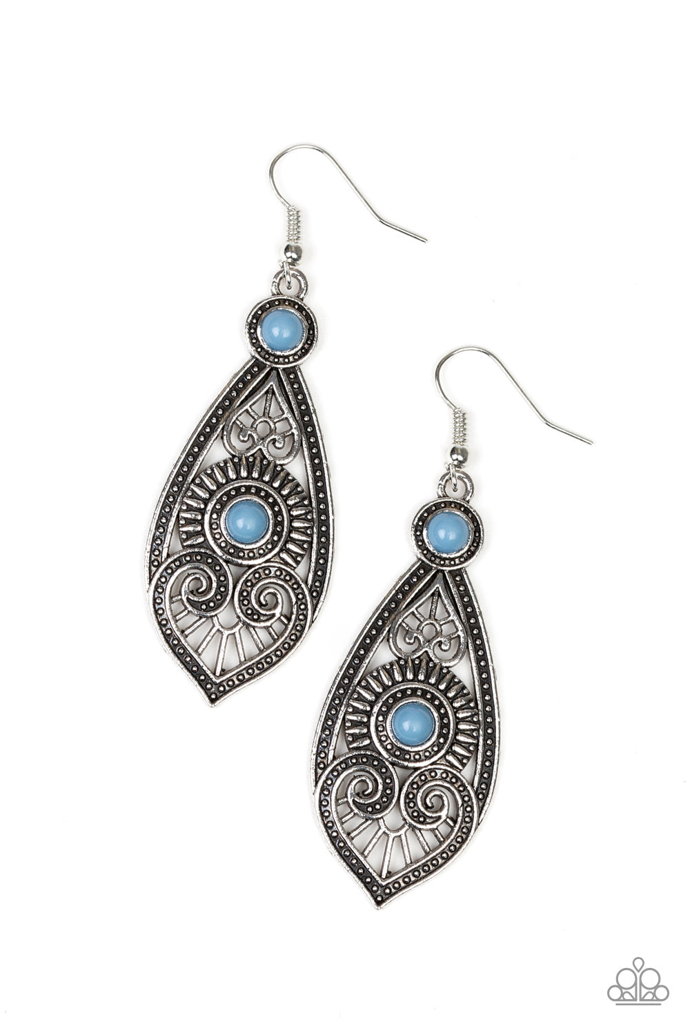 Sweetly Siren - Blue Earrings