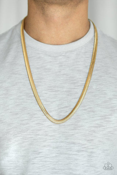 Kingpin - Gold Mens Necklace