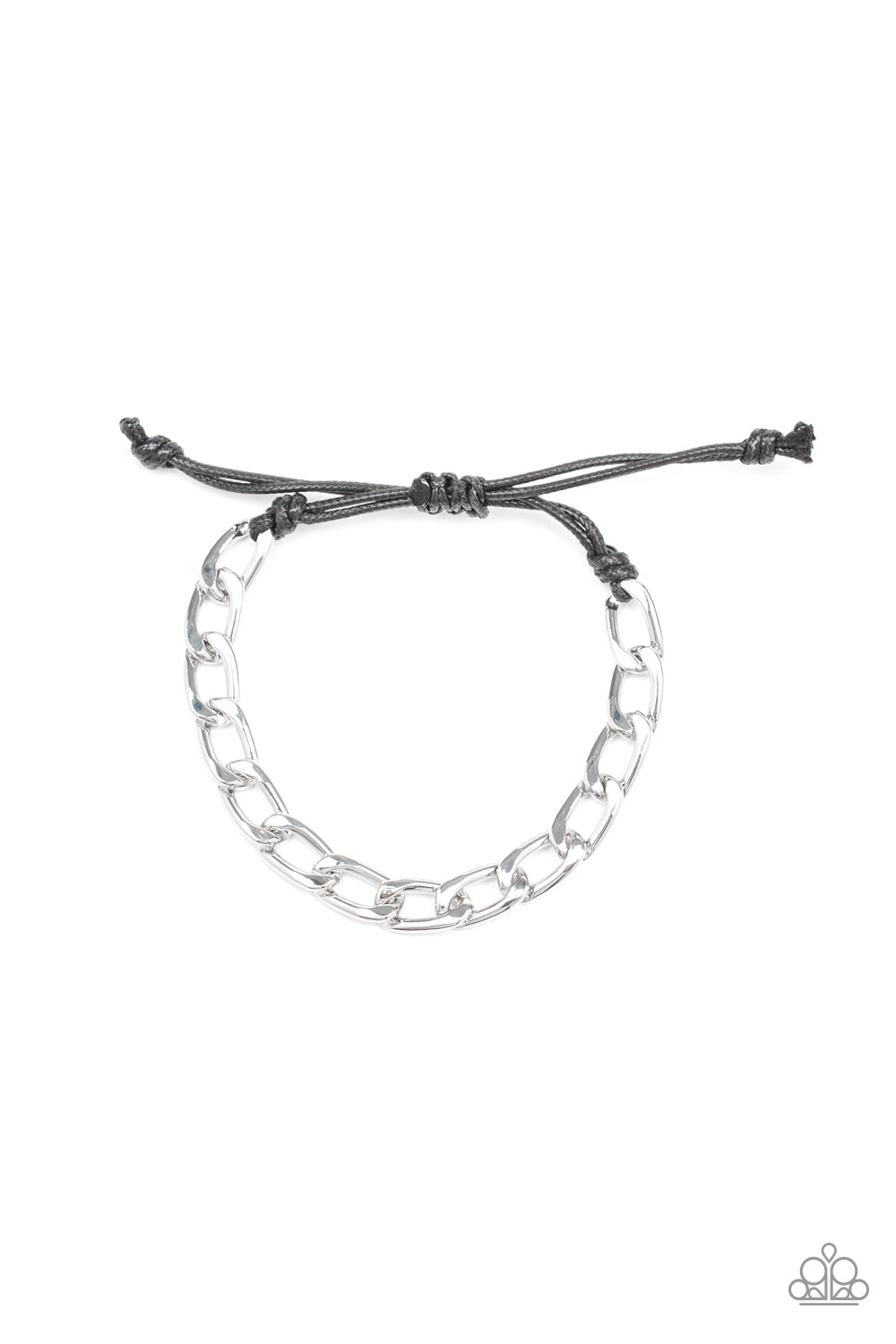 Goalpost - Silver Mens Bracelet