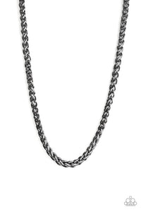 Big Talker - Black Mens Necklace