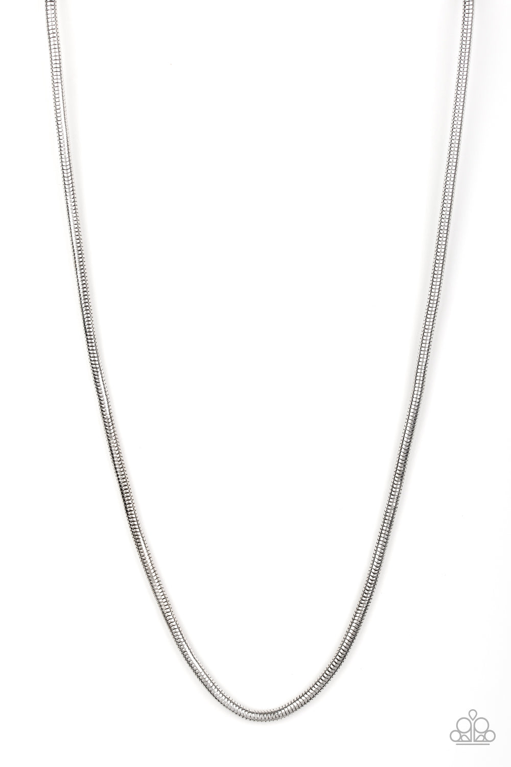 Victory Lap - Silver Mens Necklace