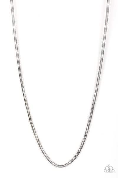 Victory Lap - Silver Mens Necklace