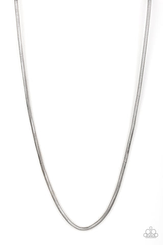 Victory Lap - Silver Mens Necklace