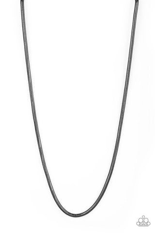 Victory Lap - Black Mens Necklace