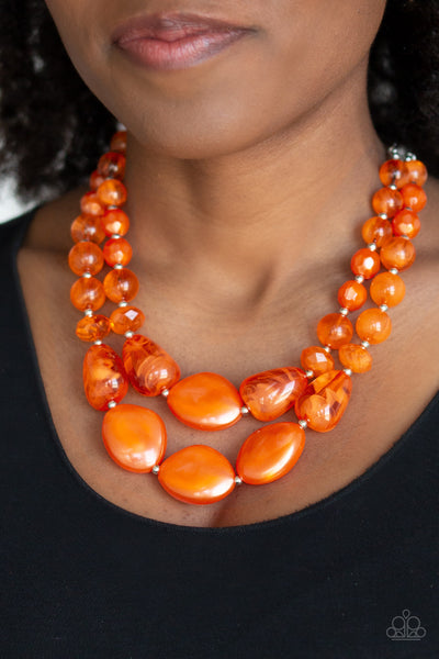 Beach Glam - Orange Necklace