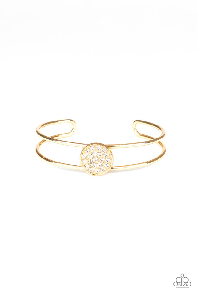 Dial Up The Dazzle - Gold Bracelet