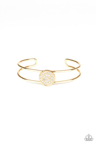 Dial Up The Dazzle - Gold Bracelet