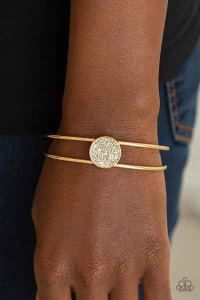 Dial Up The Dazzle - Gold Bracelet