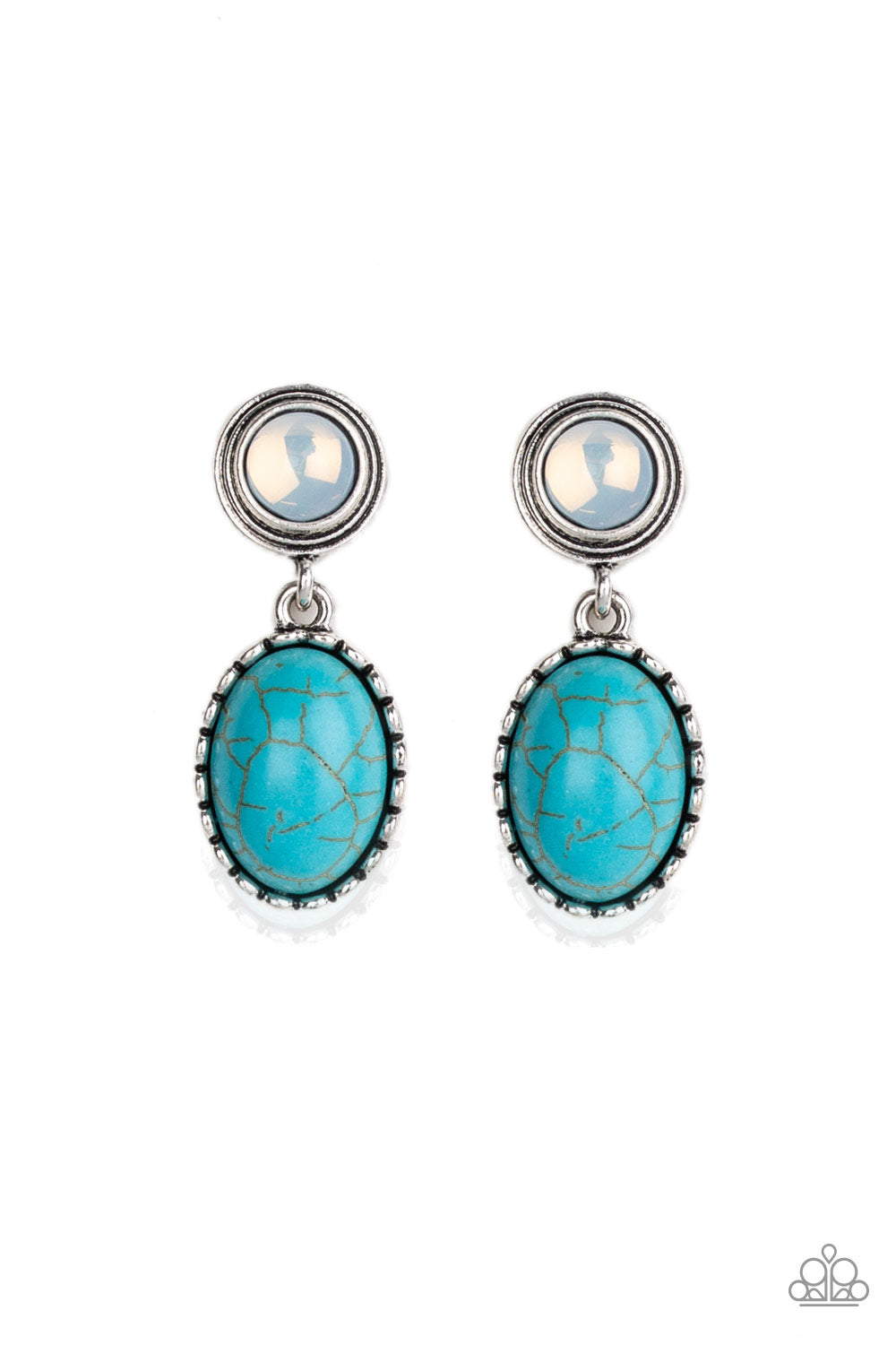 Western Oasis - Blue Post Earrings