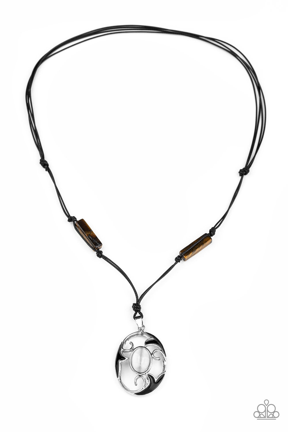 Tidal Talisman - Brown Urban Necklace