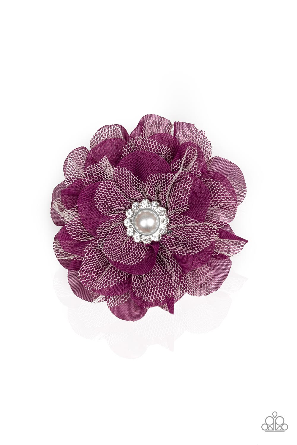 Bayou Blooms - Purple Hair Clip