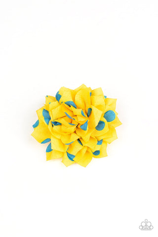 Polka Perfection - Yellow Hair Clip