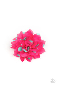 Polka Perfection - Pink Hair Clip