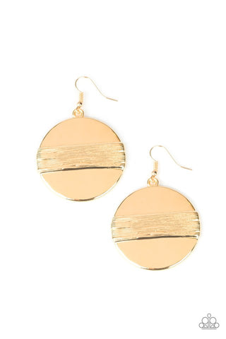 Ultra Uptown - Gold Earrings