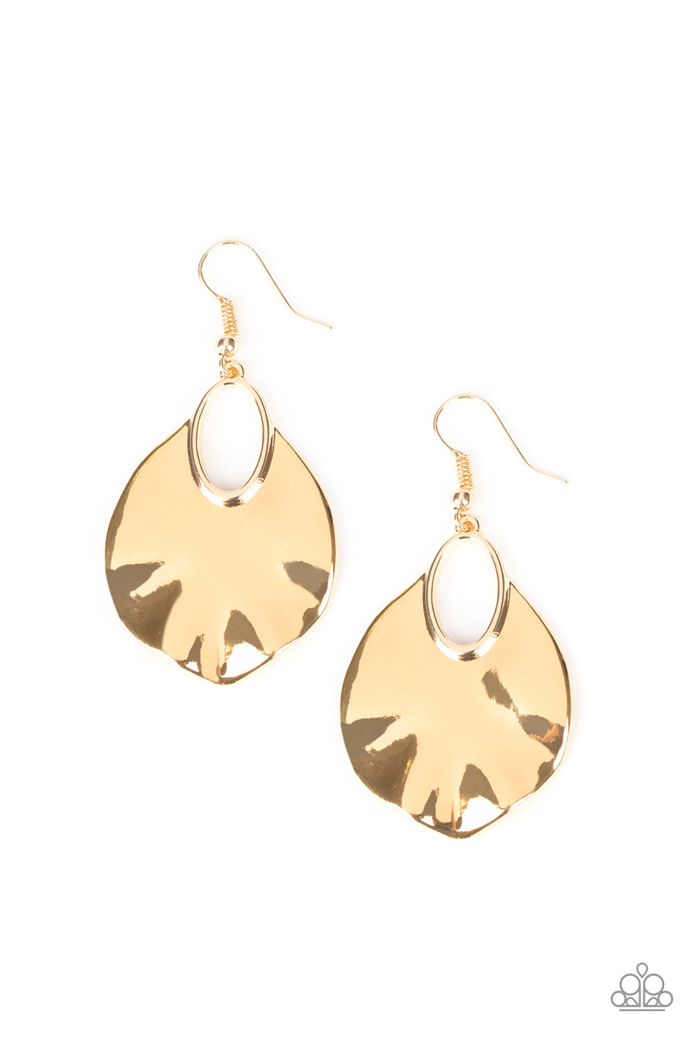 Ruffled Refinery - Gold Earrings