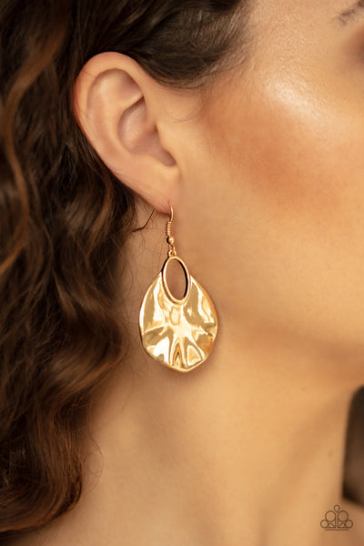 Ruffled Refinery - Gold Earrings