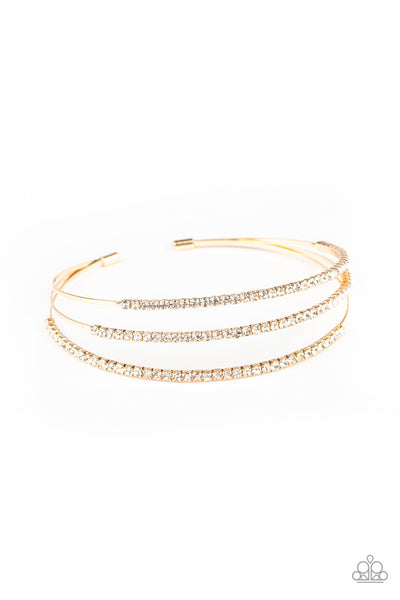 Iridescently Infatuated - Gold Bracelet